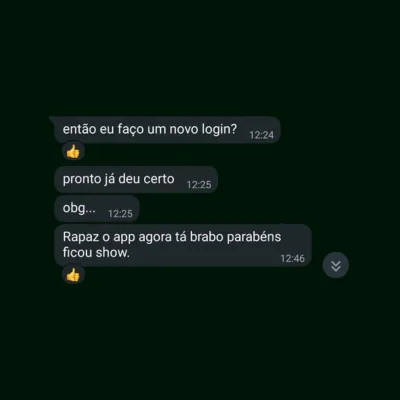 Cliente elogiando melhorias e indicando o rateio de ferramentas de IA